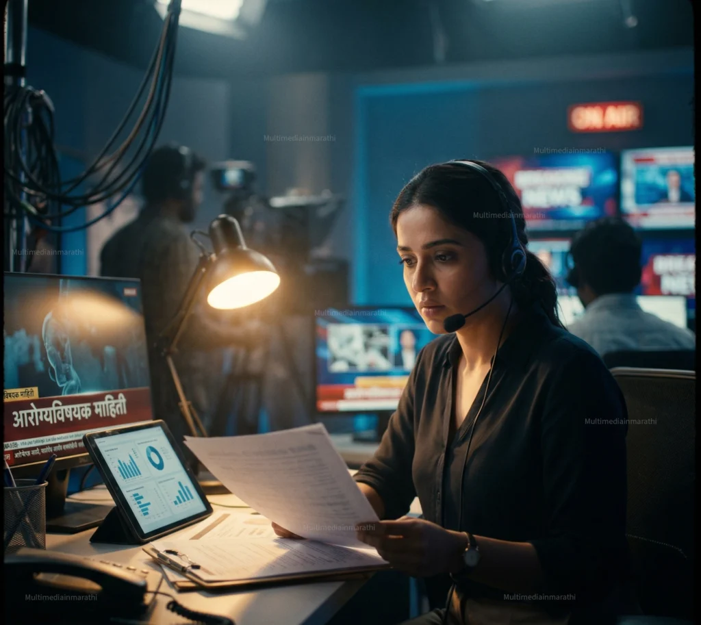 माध्यमक्षेत्र हे अत्यंत वेगवान, दबावपूर्ण आणि जबाबदारीचे क्षेत्र आहे. येथे काम करणाऱ्यांना आरोग्यविषयक ज्ञान असणे अनेक कारणांसाठी महत्त्वाचे आहे.-Multimediainmarathi.in