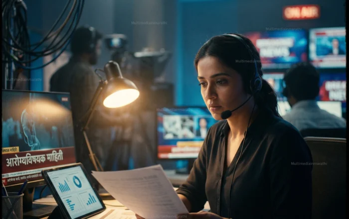 माध्यमक्षेत्र हे अत्यंत वेगवान, दबावपूर्ण आणि जबाबदारीचे क्षेत्र आहे. येथे काम करणाऱ्यांना आरोग्यविषयक ज्ञान असणे अनेक कारणांसाठी महत्त्वाचे आहे.-Multimediainmarathi.in